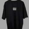 oversize black t-shirt με στάμπα freedom